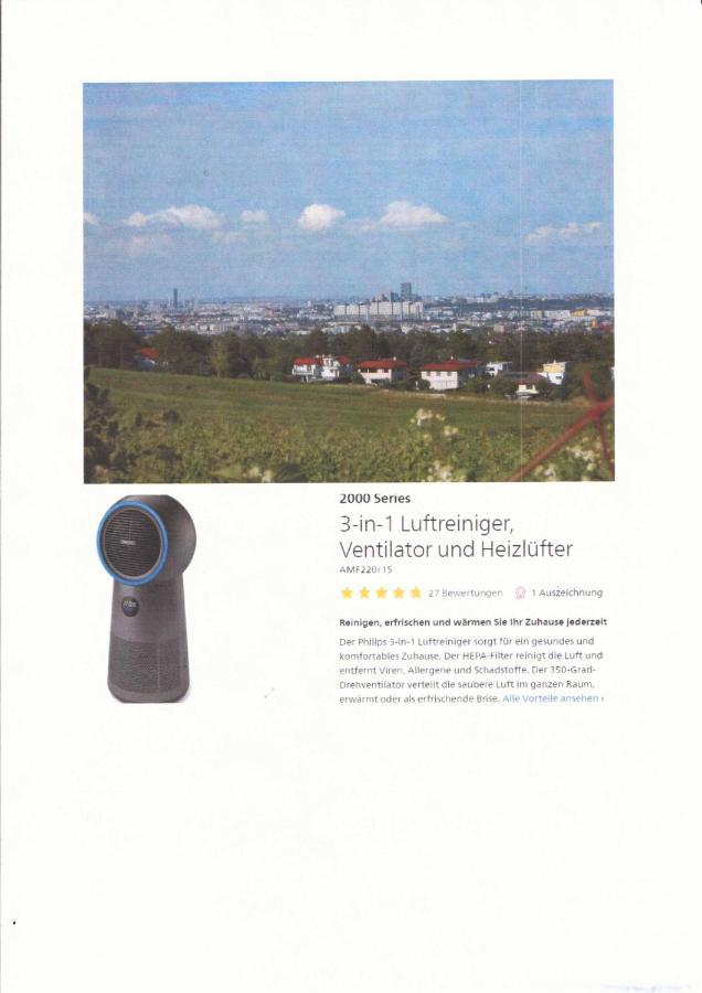 Top Over Vienna, Perchtoldsdorf Weinberge Ideal With Car Appartamento Esterno foto